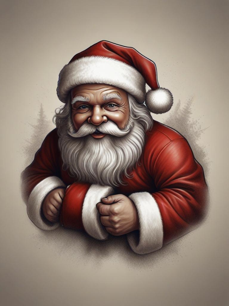 Santa Claus drawing photo